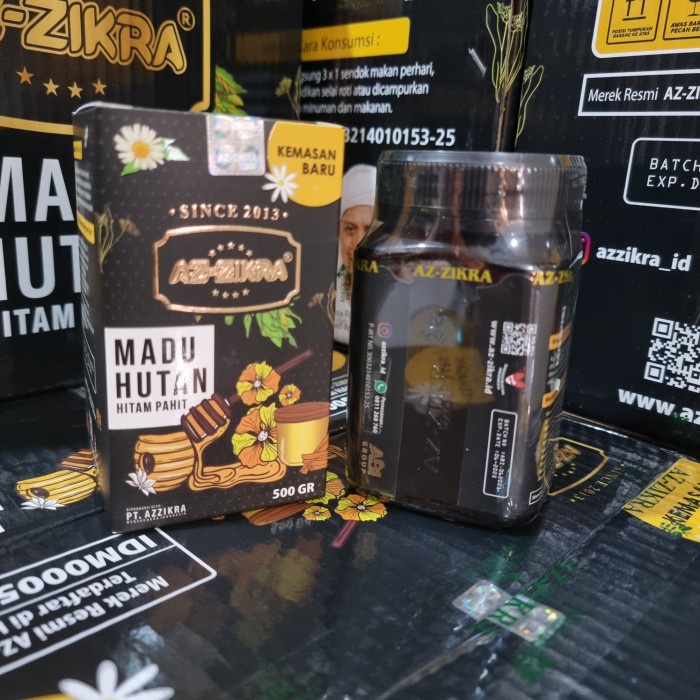 

madu- madu hitam pahit az zikra azzikra asli / original 500ml - hutan pahit -madu.