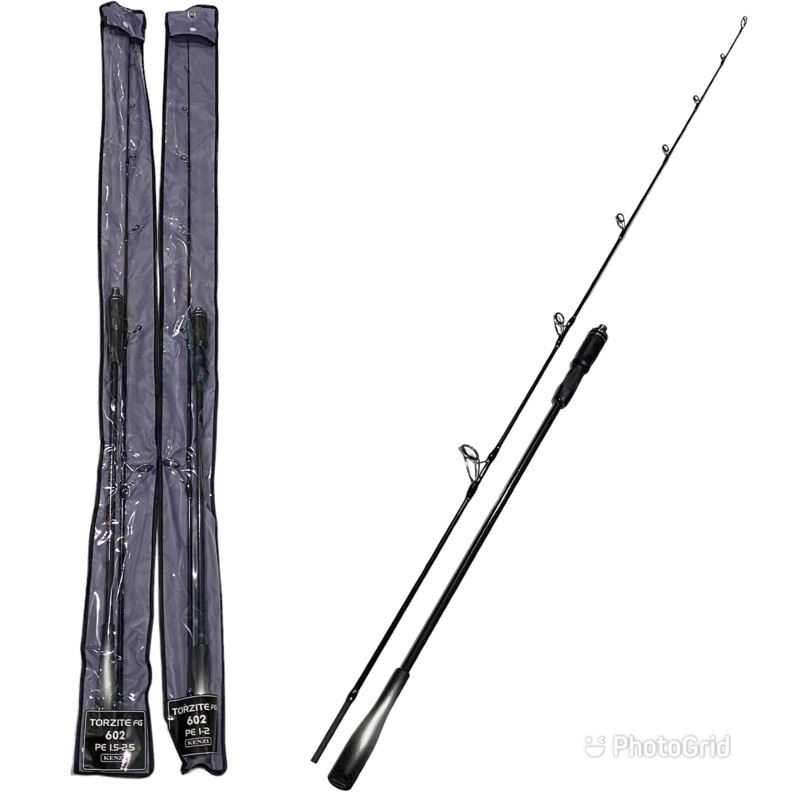 Joran Pancing Jigging Carbon Solid Kenzi Torzite Harga Sudah Packing Pipa