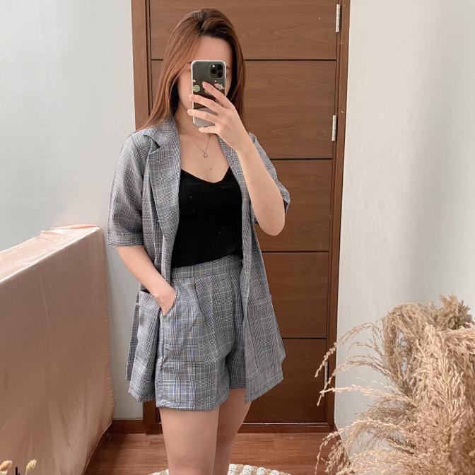 NAMI SET BLAZER | FASHION WANITA | SETELAN BLAZER CELANA PENDEK