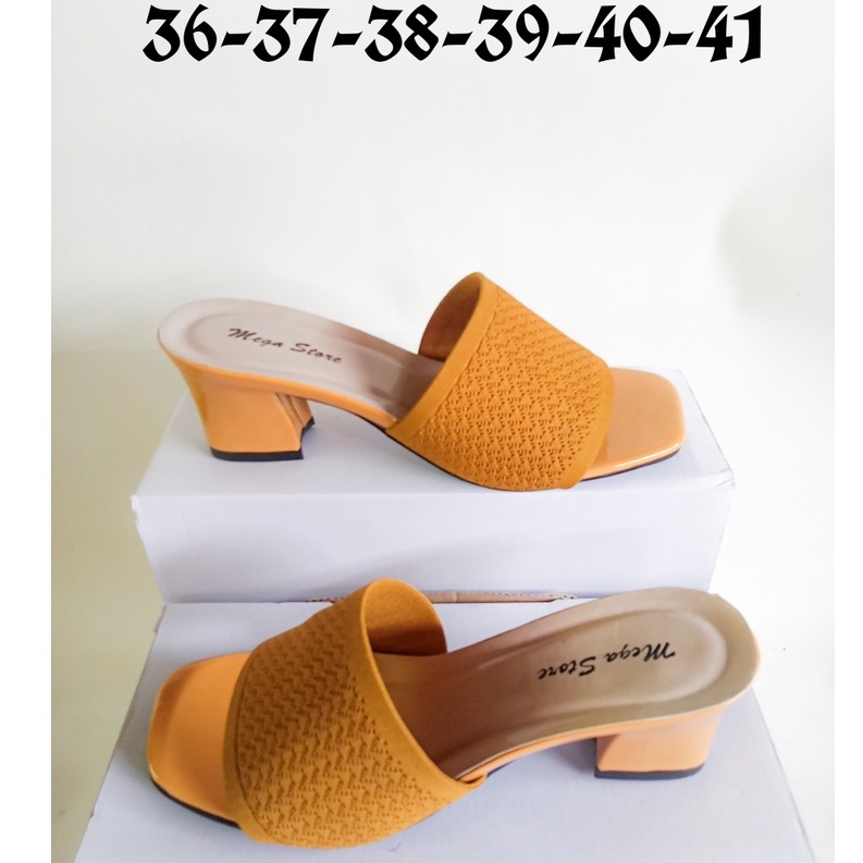 Sandal Chunky Heels Sendal Wanita Dewasa Sandal Murah Sandal Pesta MG 2