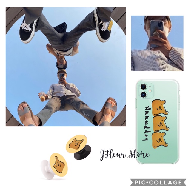 EXO Kai Kim Jongin triple bear custom phone case & griptok