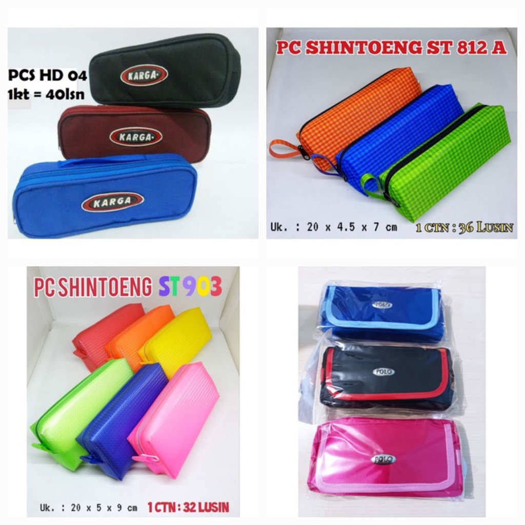 

Tempat/Kotak Pensil Kain Campus Kampus Karga HD 04/ POLO TB/ Kotak Kotak 812 A
