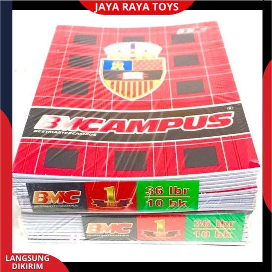 BUKU TULIS BM CAMPUS 36 LEMBAR UKURAN BOXY 1PCS Bisa Cod