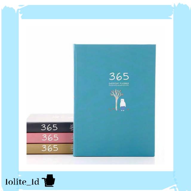 

Buku Jurnal Diary 365 Hari Hard Cover Sky Blue Minimalis