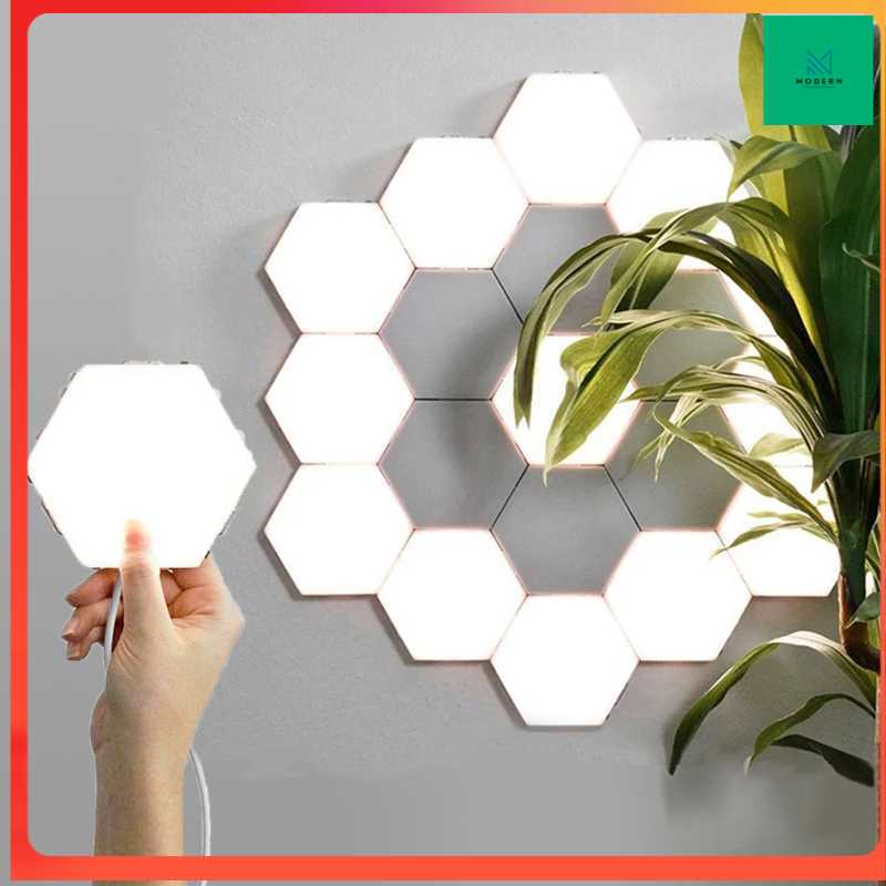 TD - CGC Coquimbo Lampu Dekorasi Dinding Quantum LED Hexagon 3 PCS - M99