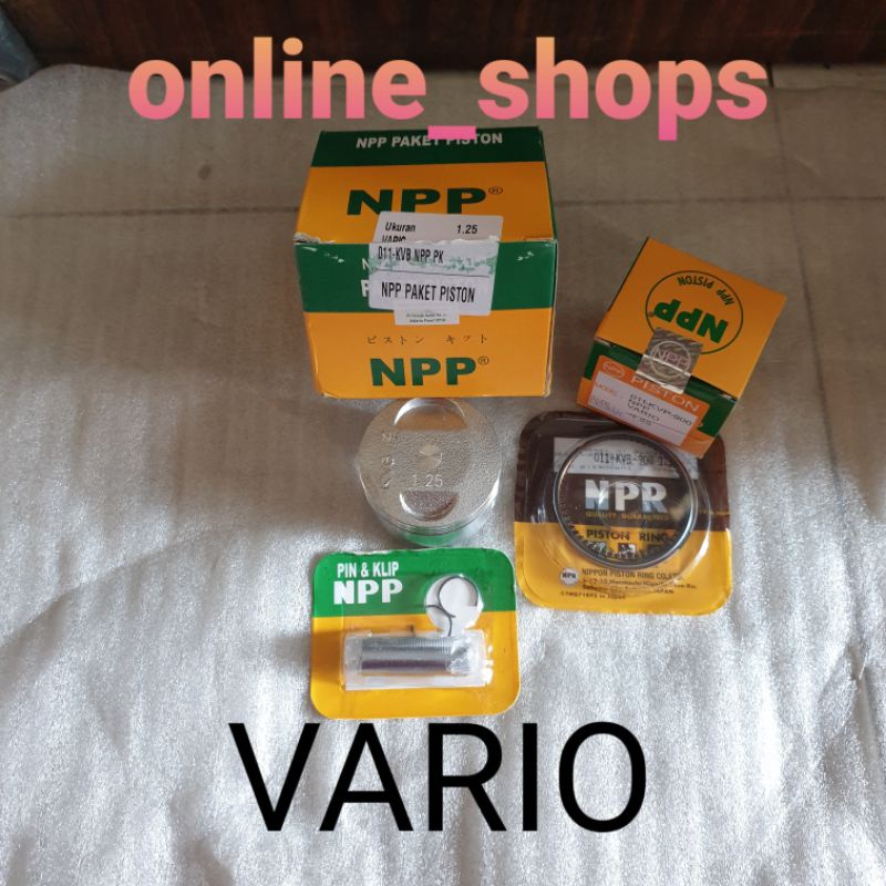 Paket piston kit seher npp vario oversize os 125 150 175 200