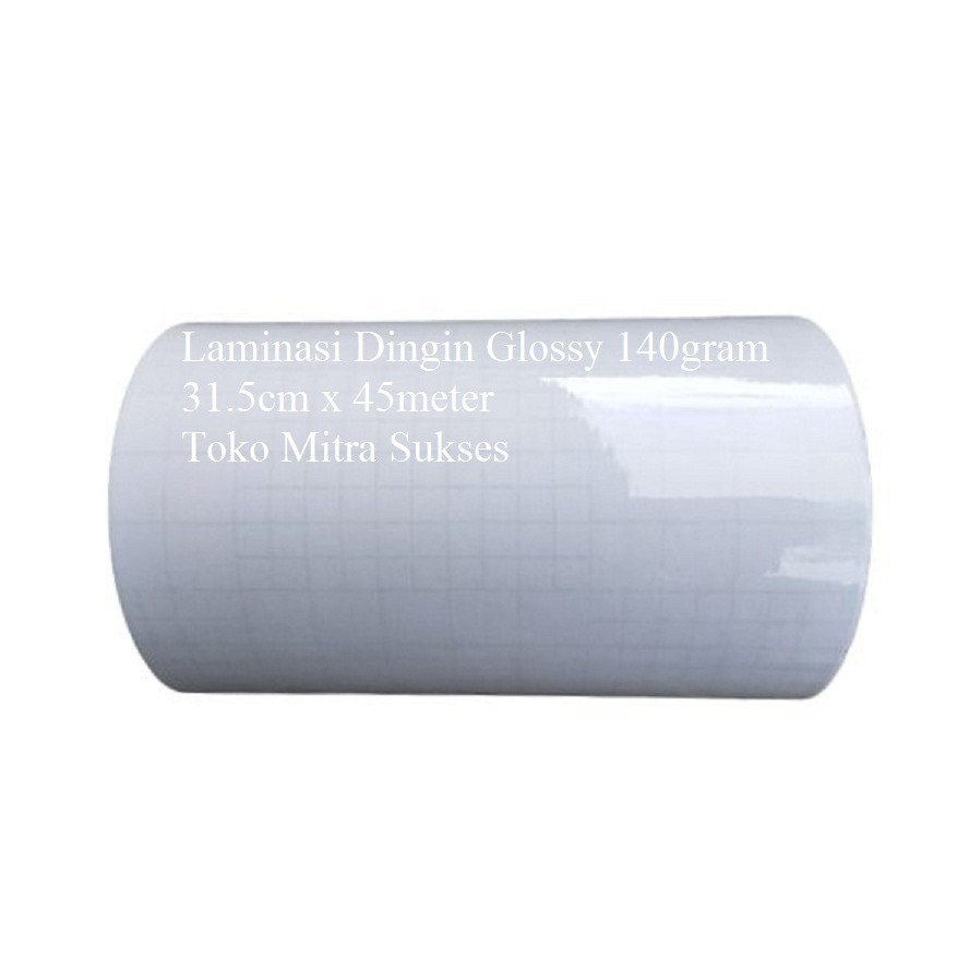 

Laminasi Dingin Glossy A3 31cm x 45m x 140gram