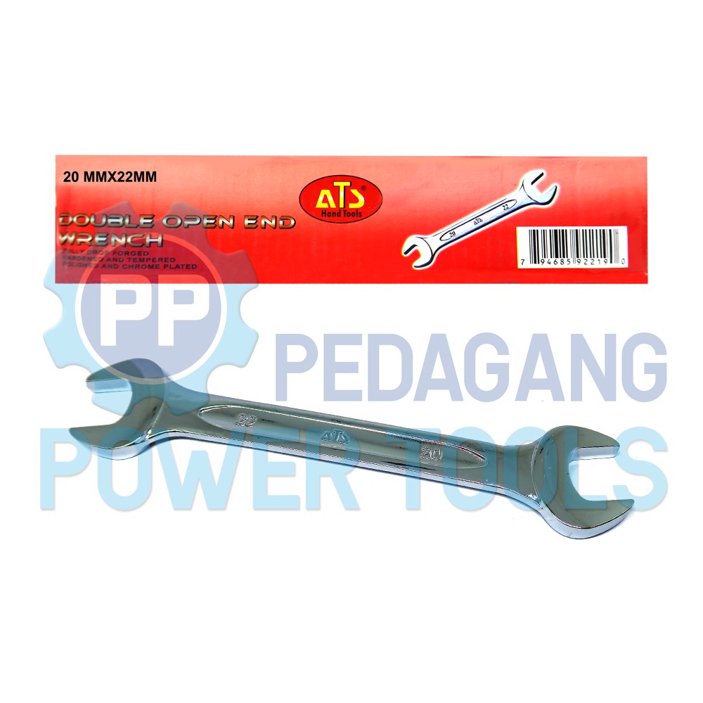 ATS KUNCI PAS 20 X 22 MM 20X22 DOUBLE OPEN END SPANNER WRENCH INGGRIS