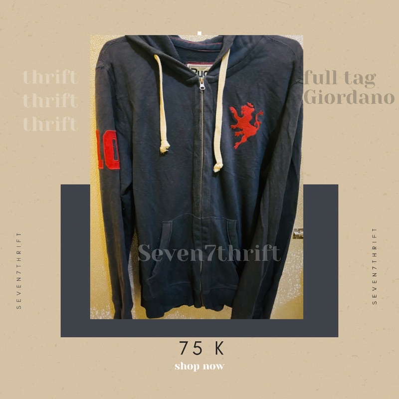 giordano rugby jaket thrift murah