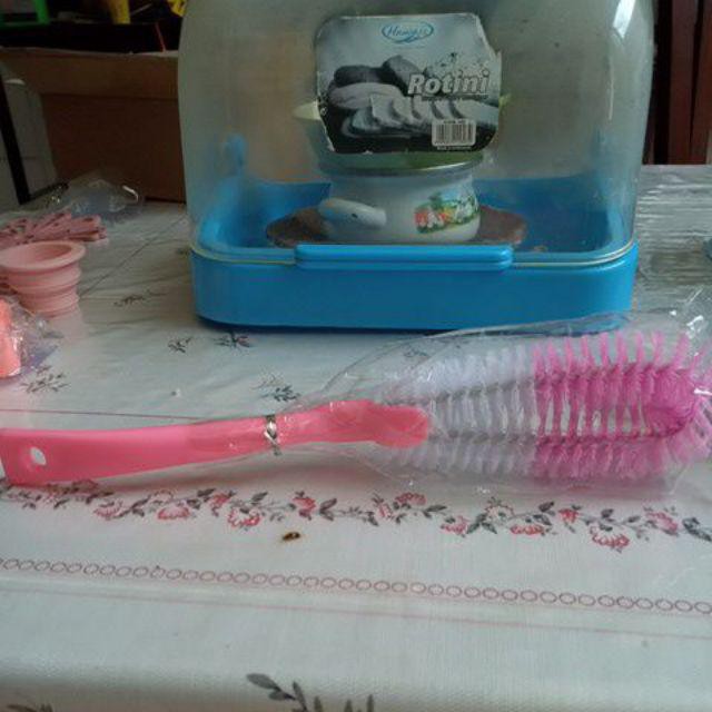 Brush Botol Susu Bayi Anak Cangkir Ramping Serbaguna Peralatan Dapur Bottle Cleaning Brush Jl04