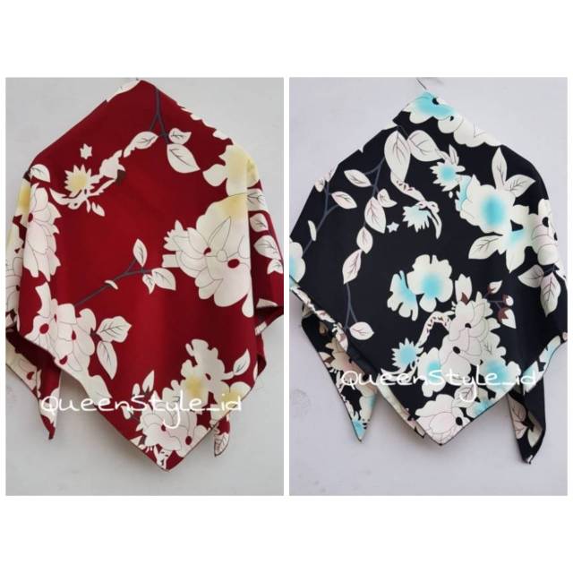 Hijab Wolfis segiempat motif/ Wolfis monalisa segiempat termurah & terbaru/hijab wolfis / MB