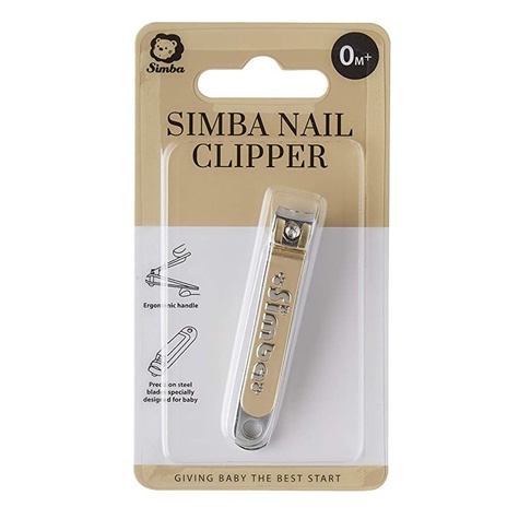 Simba Safe Nail Clipper Stainless - Gunting Kuku Anak