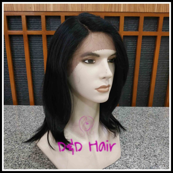 Wig Rambut - Wig Pria - Wig Gondrong - D&D300703 - Black