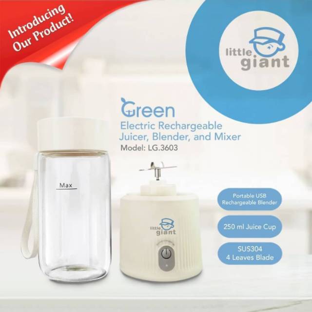 Little Giant  Rechargeable Juicer Blender Mix