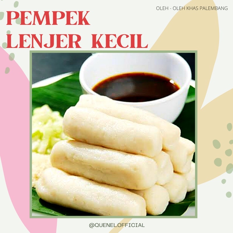 

PEMPEK PALEMBANG ASLI LENJER KECIL ISI 5PCS PLUS CUKA KEMASAN VACUM