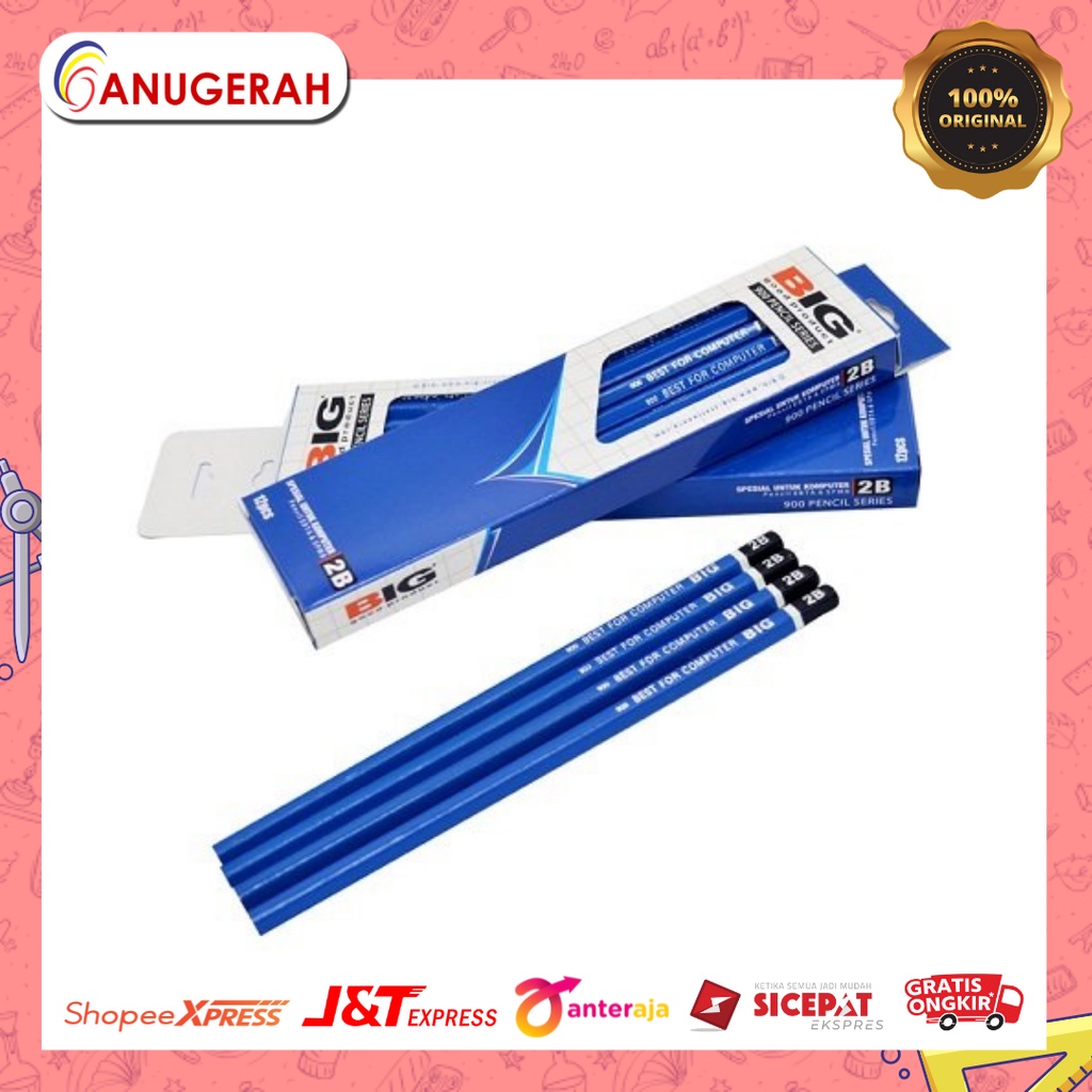 

BIG 900 PENSIL 2B (PACK)