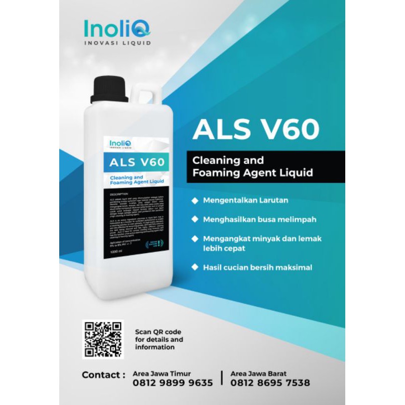 New ALS V60 Cleaning and Foaming Agent - Degreser agent 1kg