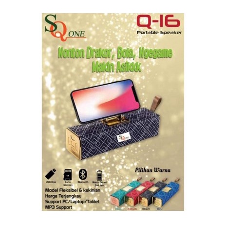 ITSTORE Speaker Portable Bluetooth SQ ONE Q16 mini Audio Murah