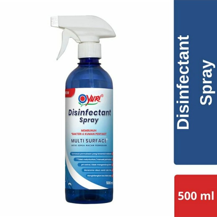 Yuri Disinfectant Spray 500 ml Membunuh 99.9% Bakteri