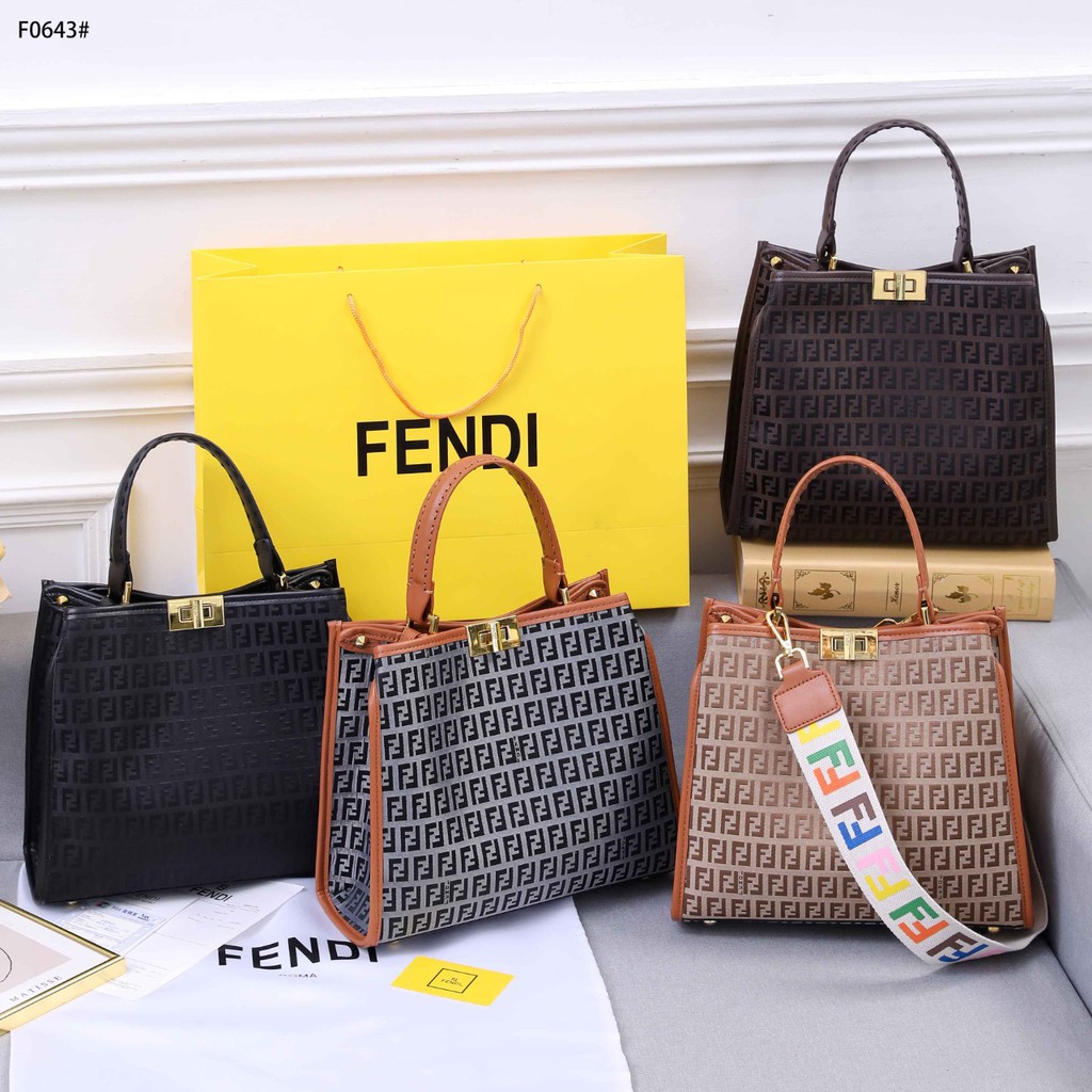 New Arrival  FENDI  BAG #F0643 # ANC TOTE BAG WANITA MURAH TAS BRANDED TAS IMPORT MURAH