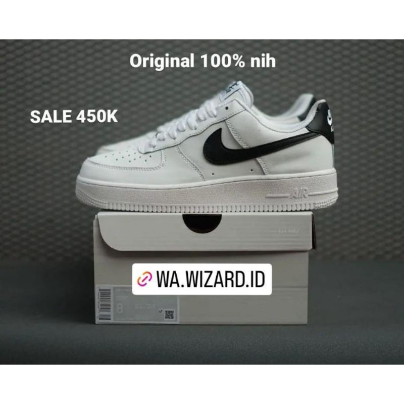 Nike Air Force 1 White Black & Navy White Gum Original