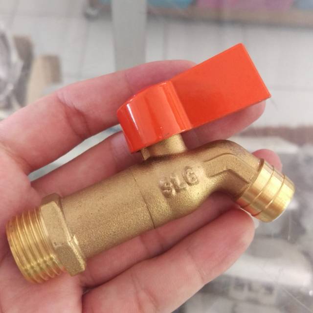 Termurah Kran Keran air Tembok full KUNINGAN luar dalam merk Soligen