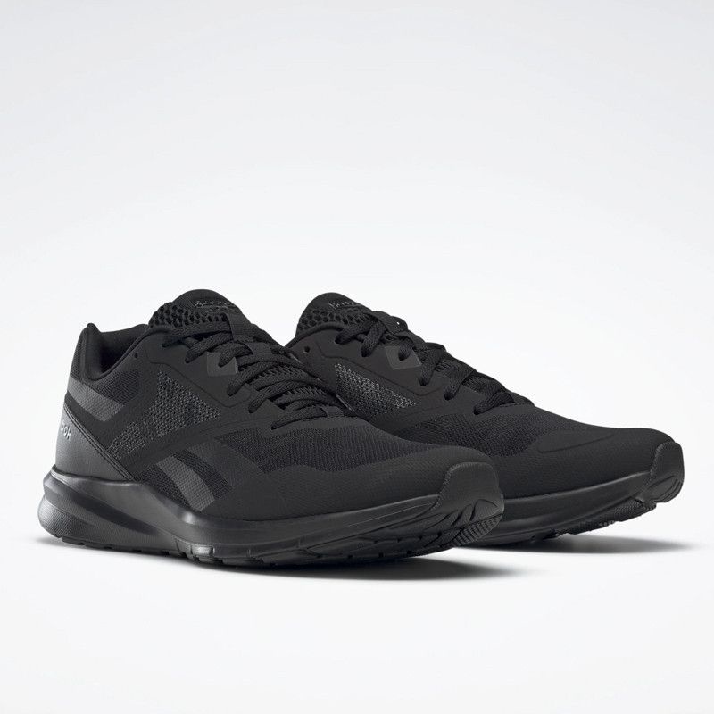 black reebok runners