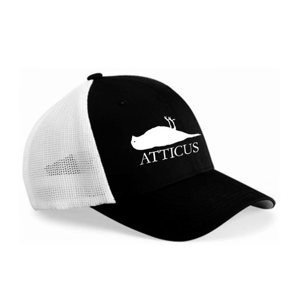 Topi Trucker ATTICUS White - Black