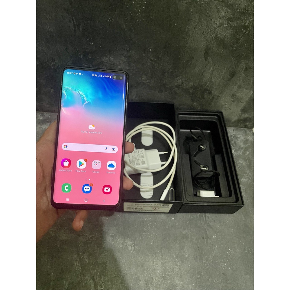 Samsung S10 Plus 8/128gb Mulus - EX Inter Fullset No Minus Dual SIM