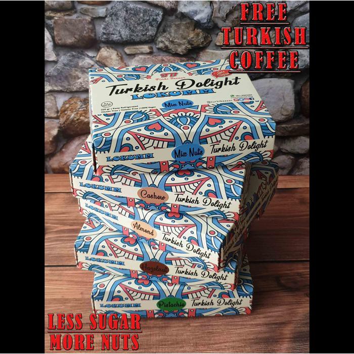 

Mixed Turkish Delight, Manisan Turki, Less Sugar, Lokumm 250Gr