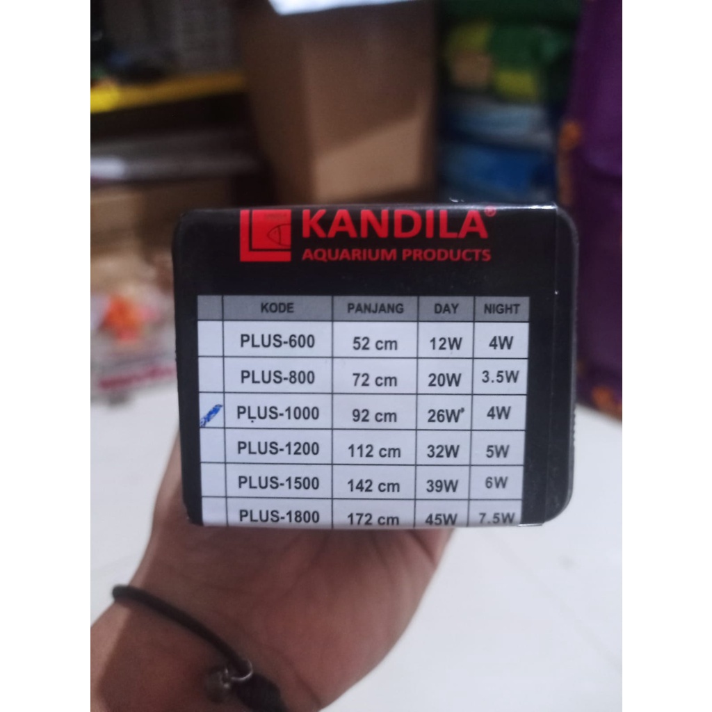 LAMPU LED KANDILA PRO RED DAY AND NIGHT UVA &amp; UVB