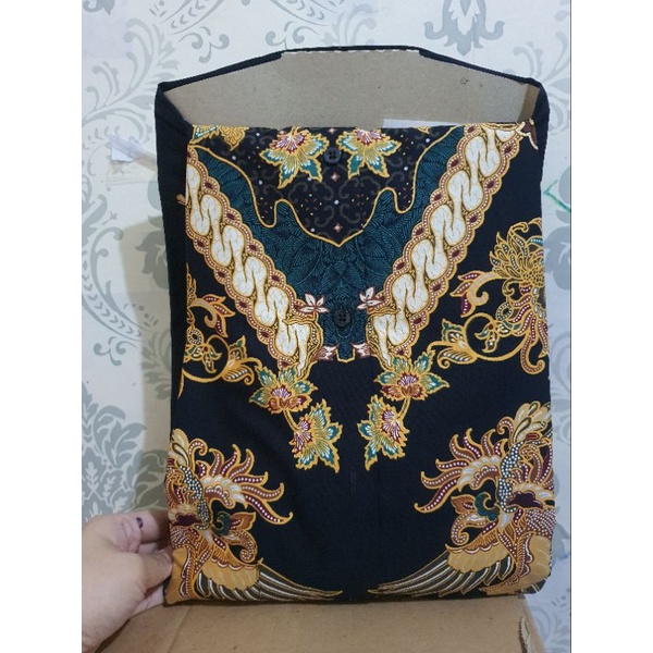 Alisan Kemeja Batik Print Size XXL (16.5) dan XXXL (17) Tangan Panjang Reguler Non Slimfit