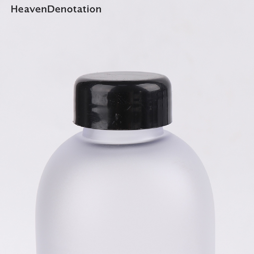 [HeavenDenotation] 1000ml Bear Pattern Transparent Plastic Bottle Cartoon Frosted Water Bottles