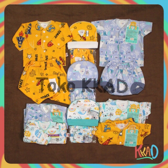  Paket  pakaian baju  bayi  baru lahir newborn libby  baby 