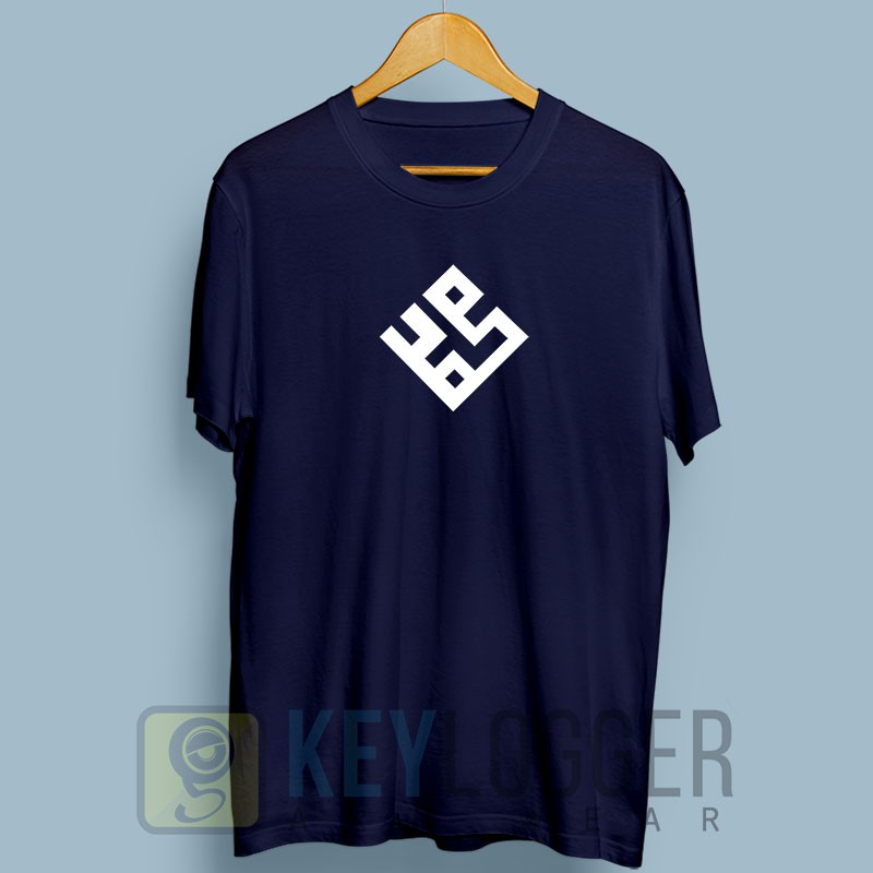 Kaos Dakwah Islami Kaligrafi Nabi Muhammad 76-navy