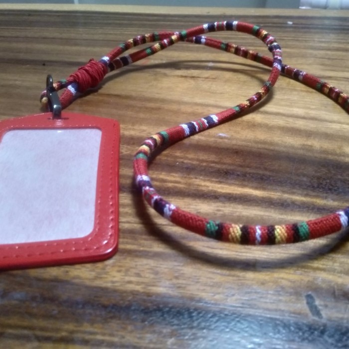 

Murah Tali Nametag Lanyard Tenun Etnik- Tali Id Card Karyawan Kantor No 5 Hot Sale