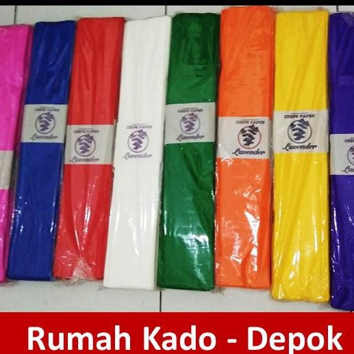  Kertas  Krep Gulung Lembaran Crepe Paper Shopee Indonesia