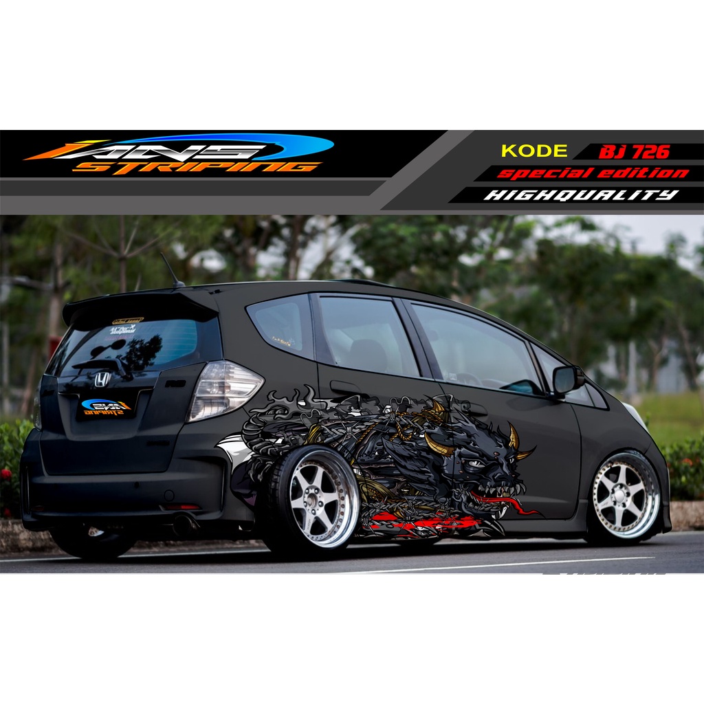 STICKER MOBIL HONDA BRIO / JAZZ RS / MOBILIO / AGYA / YARIS / ATOS / STICKER MOBIL