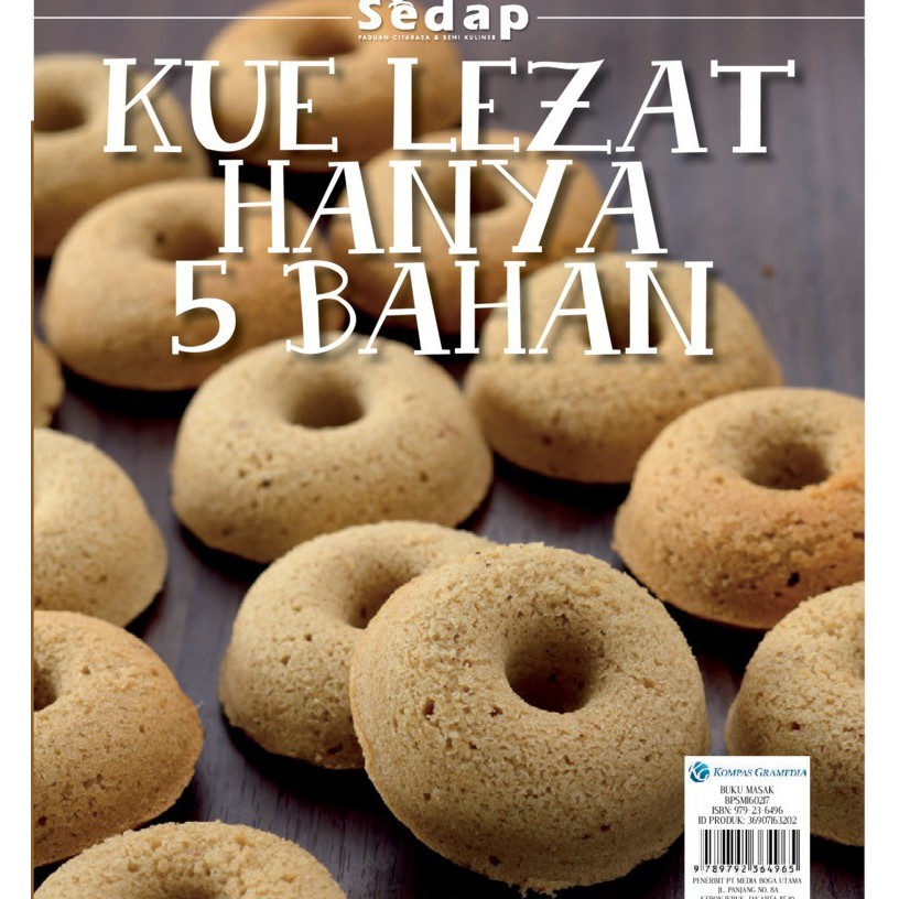 

Buku Resep Masakan Seri Sedap edisi Tebal : KUE LEZAT HANYA 5 BAHAN - ORIGINAL