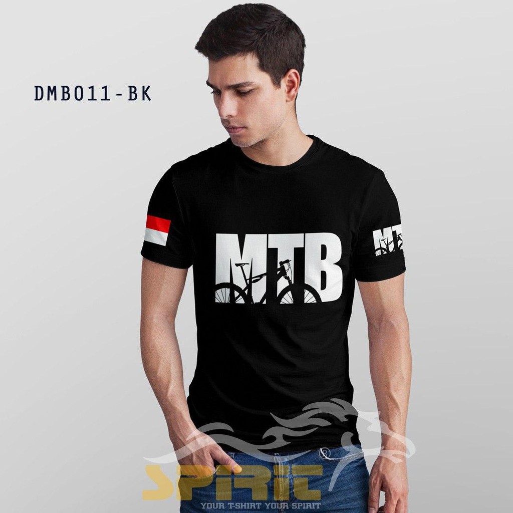 Kaos Baju MTB tshirt Sepeda Balap Kaos Sepeda Thrill Pria Mtb Lengan Pendek Big Size Jumbo