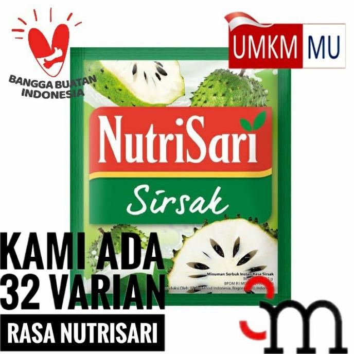 

Big Sale NutriSari - Sirsak (1 renceng = 10 sachet) Big Sale