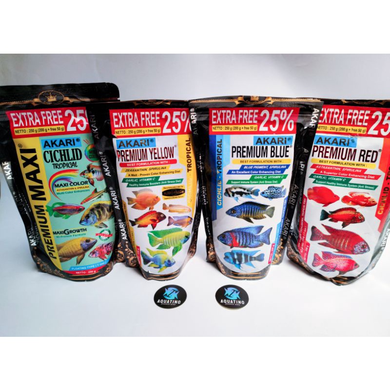 PELET AKARI PREMIUM RED, BLUE, YELLOW, MAXI