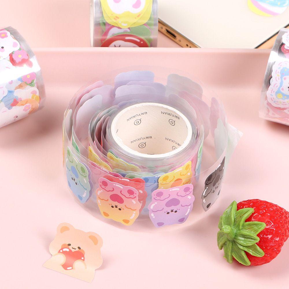 Tape Hewan Nanas Perlengkapan Sekolah DIY Kawaii Stationery Scrapbooking Stiker