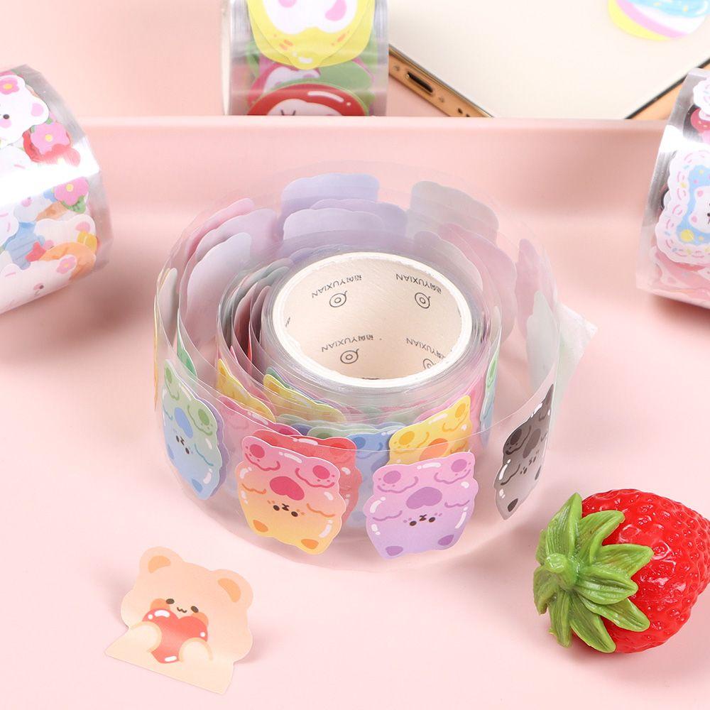 Preva Animal Tape Tearable DIY Kawaii Stiker Scrapbooking Dekoratif