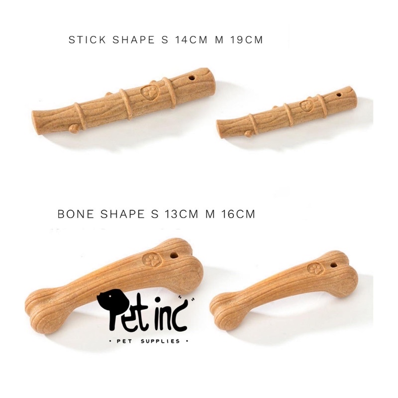 Dogobone wooden long lasting natural chewing stick