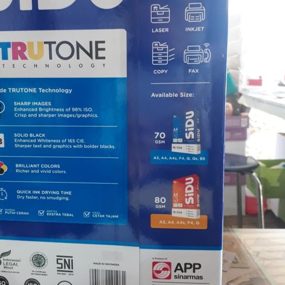 

☜ HVS 70 gram F4 merk SIDU (free ongkir) ➦