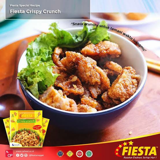 KULIT AYAM GORENG FIESTA CRISPY CRUNCH 300GR CRUNCHY HALAL