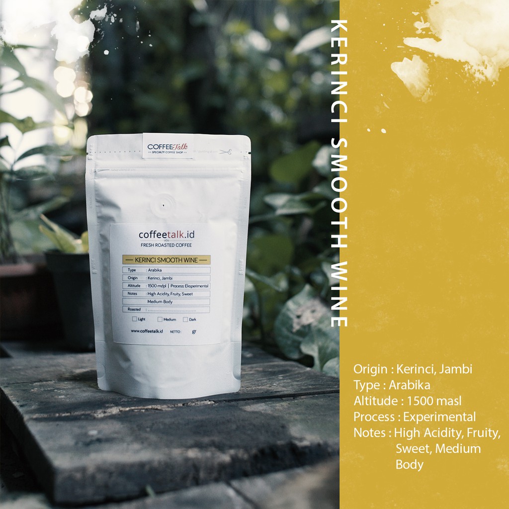 

BIJI KOPI ARABIKA KERINCI SMOOTH WINE | BIJI KOPI FRESH ROAST