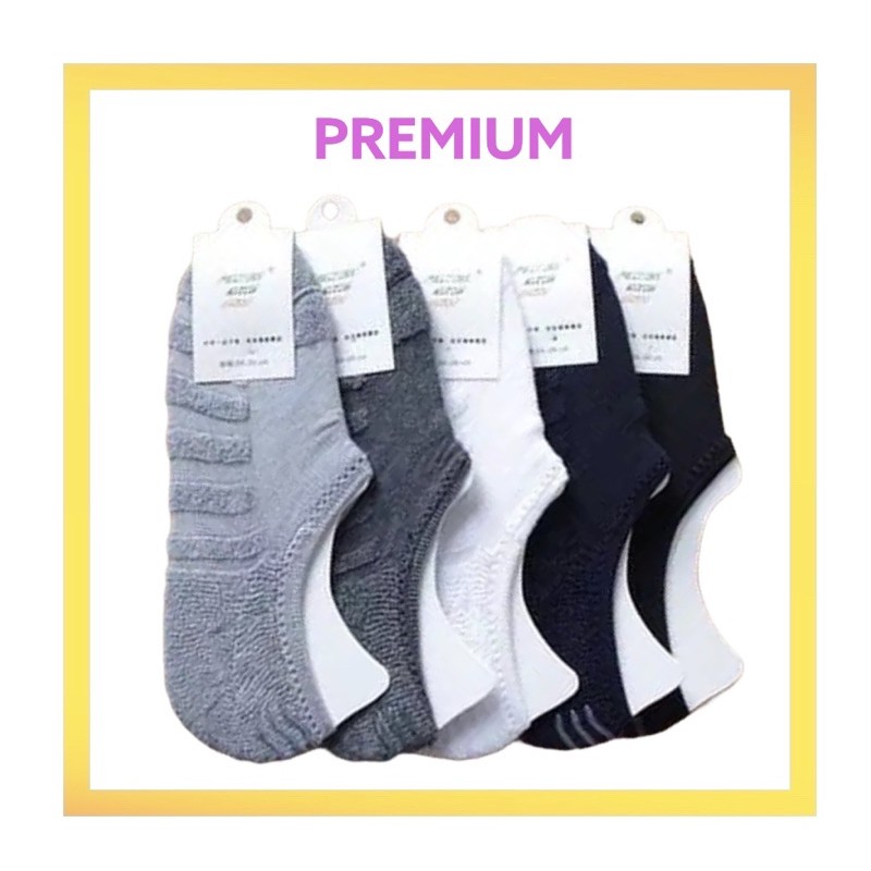 HIDDEN SOCKS LOW CUT PREMIUM TEBAL / KAOS KAKI DIBAWAH MATA KAKI / INVISIBLE SOCKS / ANGKLE SOCKS