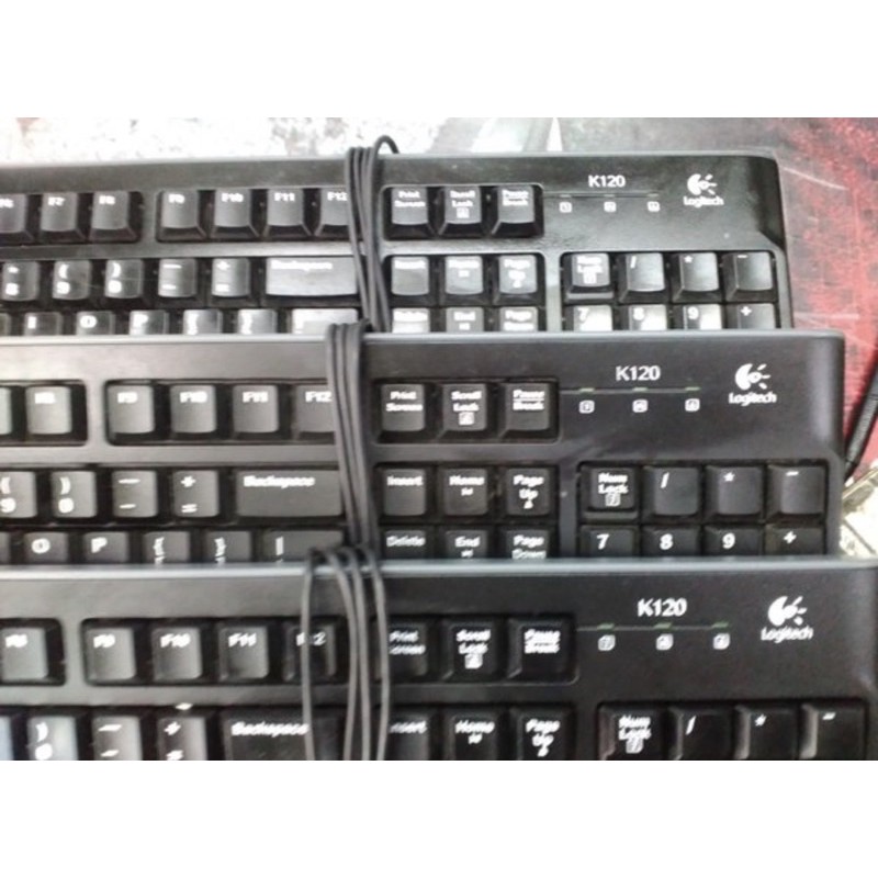 KEYBOARD MURAH LOGITECH K120 USB LIKE NEW BERGARANSI